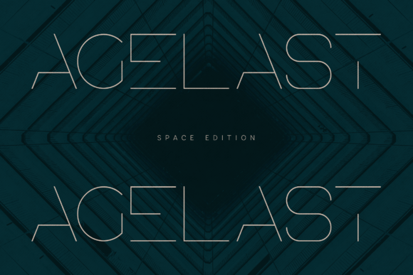 Agelast: A Futuristic Display Font That Elevates Digital Branding