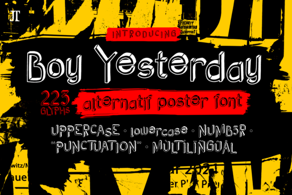 Boy Yesterday: A Display Font That Makes Your Brand Feel Real