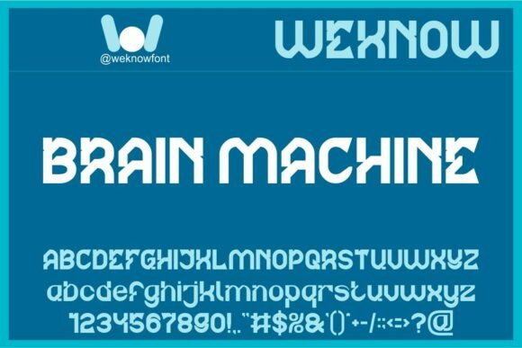Brain Machine: A Display Font for Editorial Impact