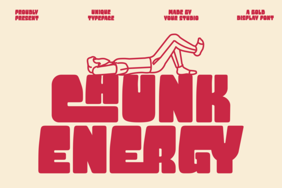 Chunk Energy: A Bold, Friendly Display Typeface for Editorial Design