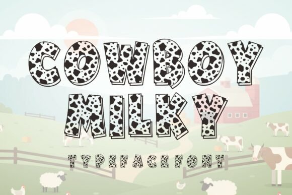 Cowboy Milky: A Display Font That Makes Your Headlines Stand Out