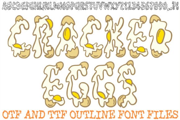 Cracked Egg: A Playful Display Font That Makes Your Brand Feel Fresh