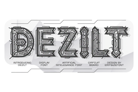 Dezilt: A Futuristic Display Font for Scroll-Stopping Campaigns