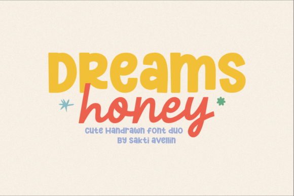 Dreams Honey Duo: A Warm, Charismatic Display Font for Crafters