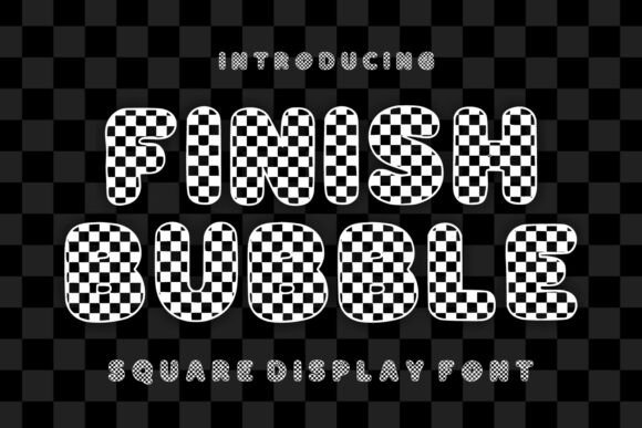 Finish Bubble: A Playful Display Font That Elevates Real Branding