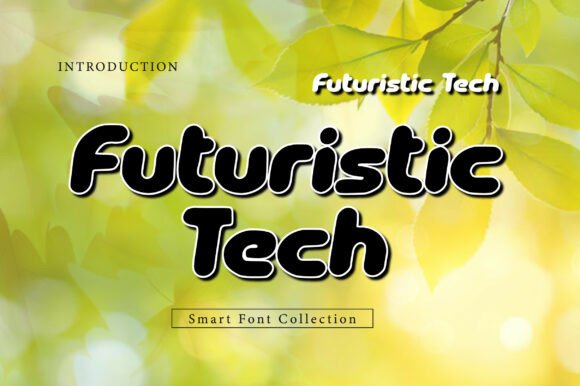 Futuristic Tech: A Friendly, Bold Display Typeface for Modern Branding