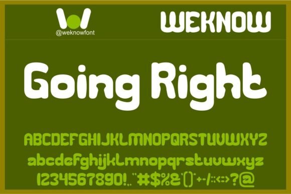 Going Right: A Psychedelic Display Font for Scroll-Stopping Campaigns