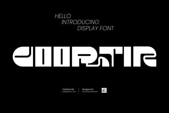 Goortir: A Futuristic Display Font That Makes Your Brand Stand Out