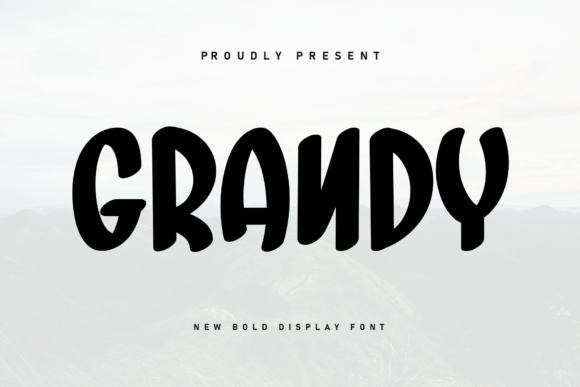 Grandy: A Handwritten Display Font That Feels Like Real Ink