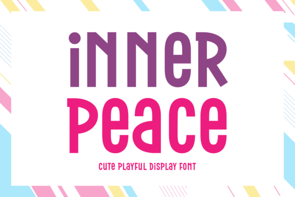 Inner Peace Font: A Display Typeface That Calms Scrolling Eyes