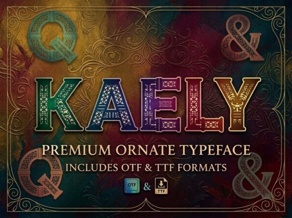 Kaely: A Display Font That Makes Your Handmade Goods Shine