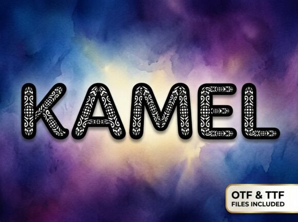 Kamel: A Bold Display Typeface for Digital Brand Impact