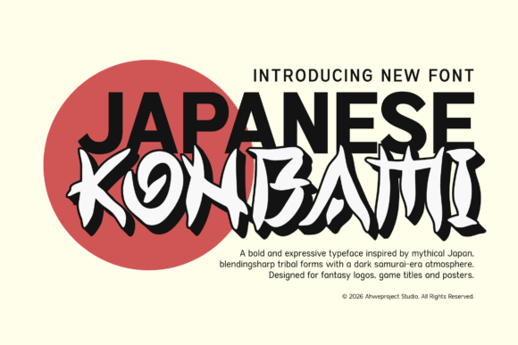 Konbami: A Display Font That Commands Attention