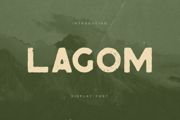Lagom: A Bold Vintage Display Typeface for Small Business Branding