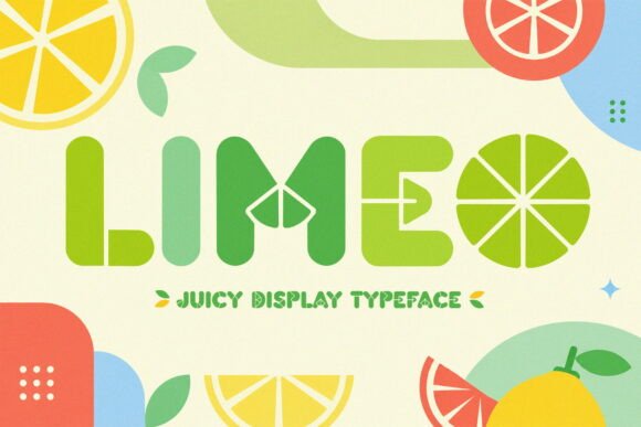 Limeo: A Juicy Display Font for Digital Branding