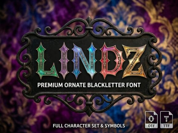 Lindz: A Standout Display Font for Bold Brand Moments
