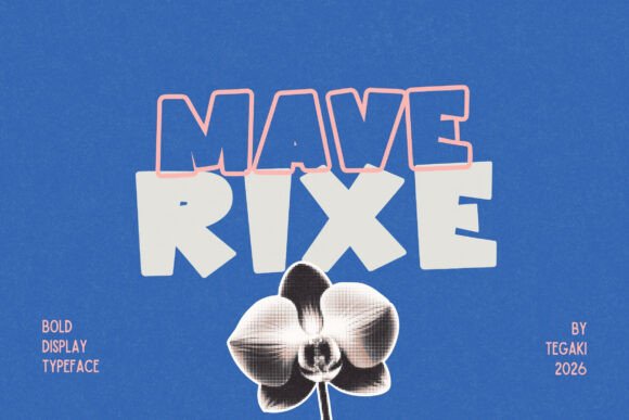 Maverixe: A Bold Display Typeface for Handmade Brands