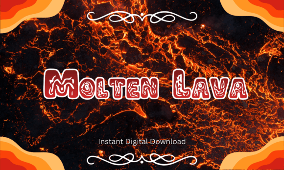Molten Lava Font: A Bold Display Typeface for Fiery Brand Identities