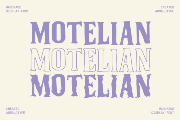 Motelian: A Vintage Serif Display Font for Distinctive Web Headlines