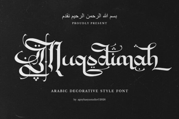 Muqodimah: A Heritage-Inspired Display Font for Digital Identity
