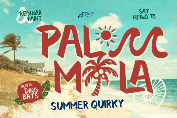 Palmila: A Playful Display Font for Warm, Trustworthy Branding