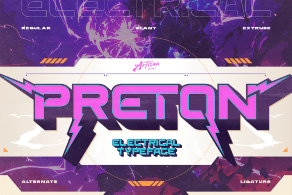 Preton: A Bold Display Font for High-Energy Branding