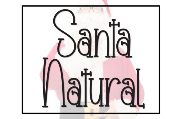 Santa Natural Font: A Warm, Handcrafted Display Typeface for Makers