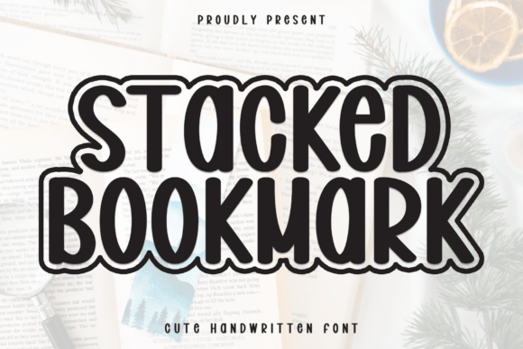 Stacked Bookmark: A Display Font That Stands Out in Fast-Scrolling Feeds