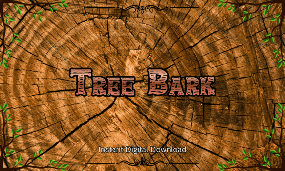 Tree Bark Font: A Rustic Display Typeface for Authentic Branding