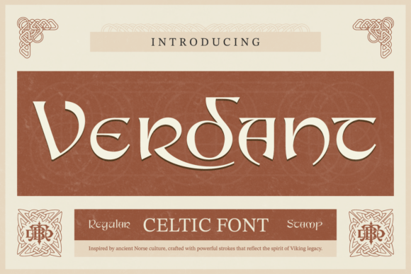 Verdant: A Mythic Display Font That Anchors Digital Branding